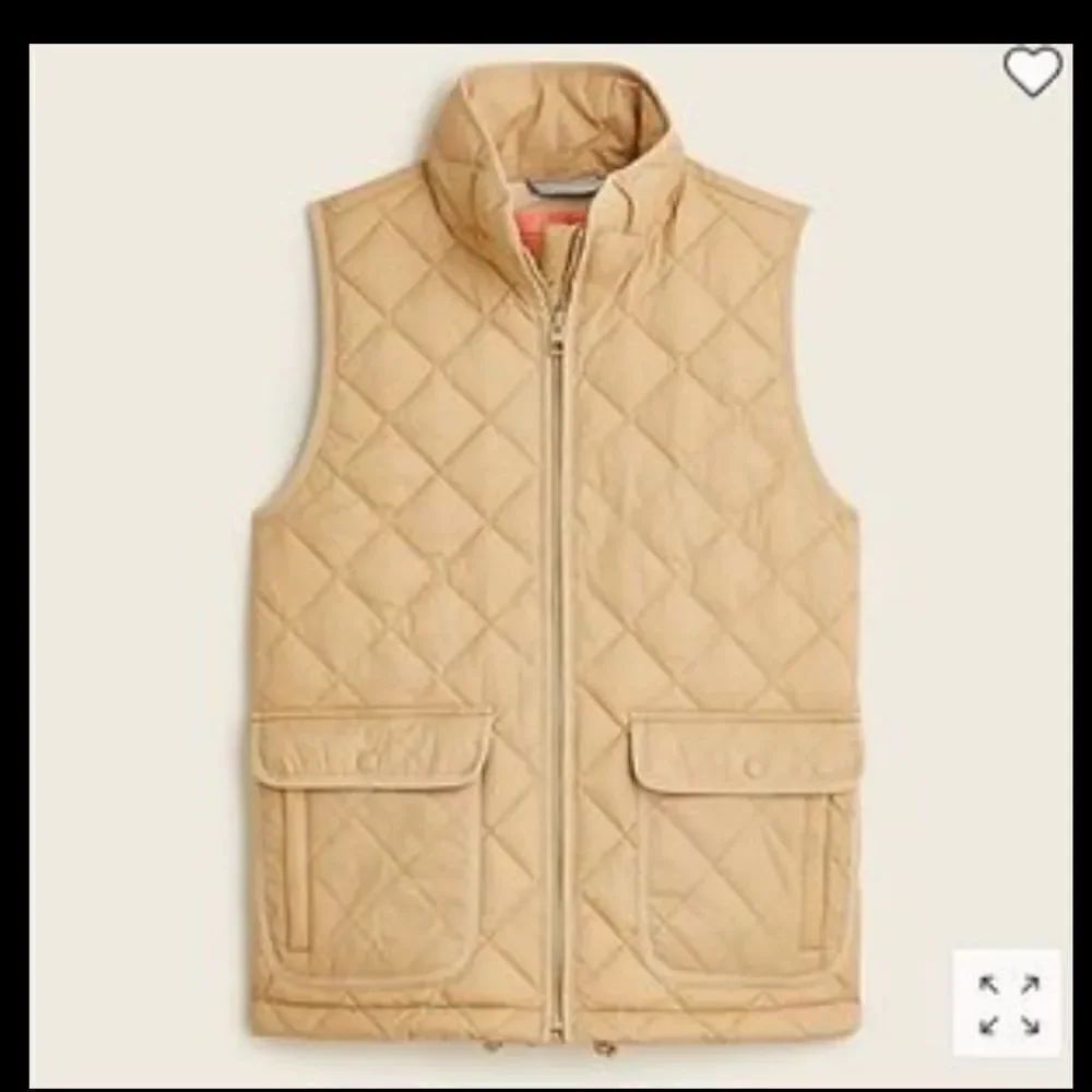 J Crew Quilted Vest with Primaloft NWT
